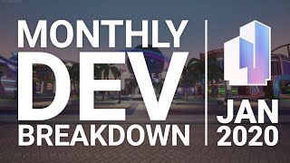 Monthly Dev Breakdown - January 2020