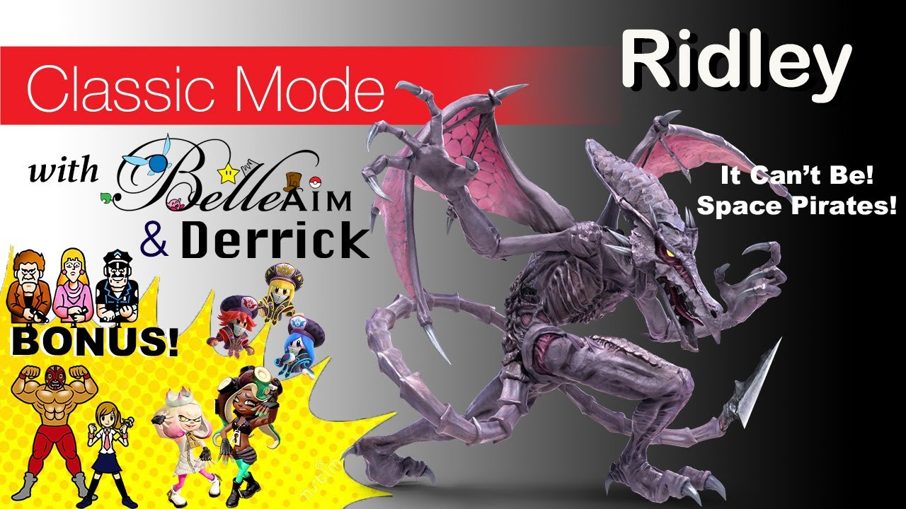 Super Smash Ultimate Classic Co-op with BelleAim and Derrick: Ridley