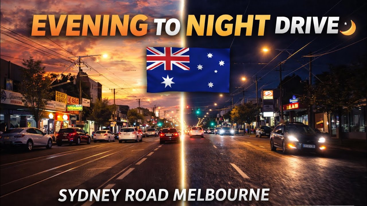 Night Drive on Sydney Road Melbourne | Brunswick to Campbellfield POV #driveaustralia #drive 