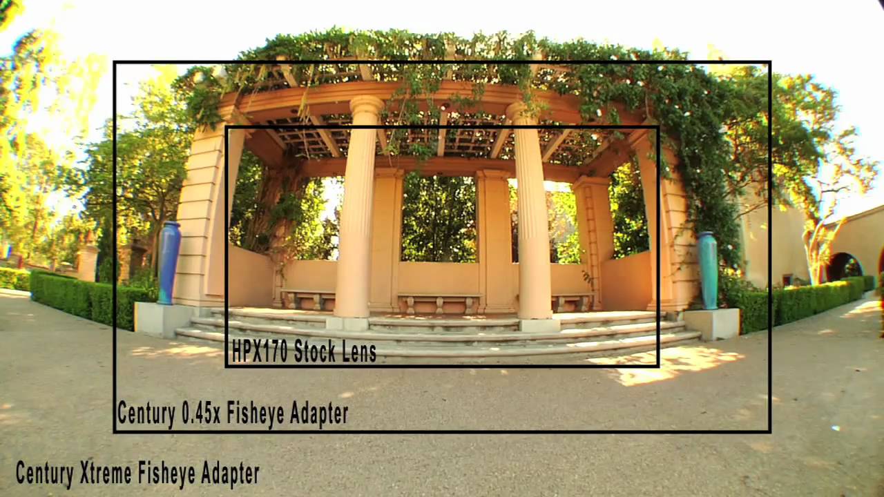 Panasonic Hpx170 Fisheye Comparison