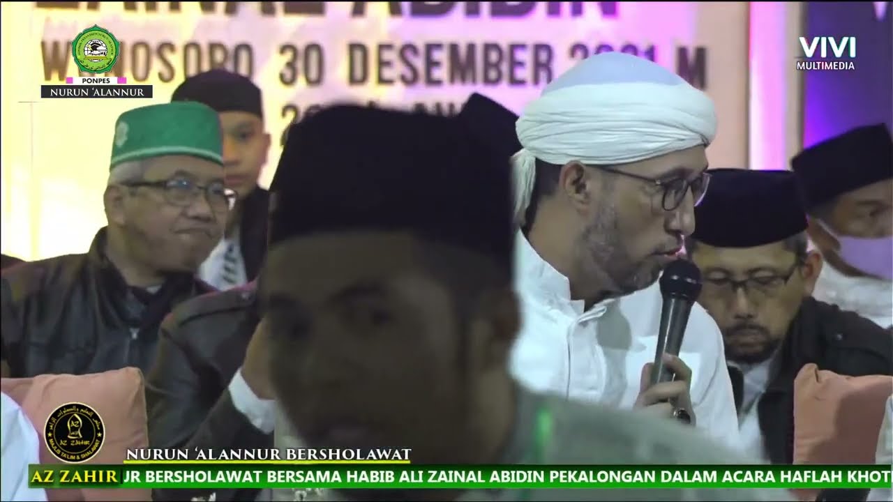 NURUN 'ALANNUR BERSHOLAWAT BERSAMA HABIB ALI ZAINAL ABIDIN KAPENCAR WONOSOBO 30 DESEMBER 2021