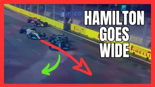 Hamilton Goes Wide At Singapur 2022