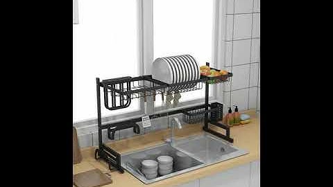 Kệ úp chén đa năng trên bồn rửa ttcera KC01