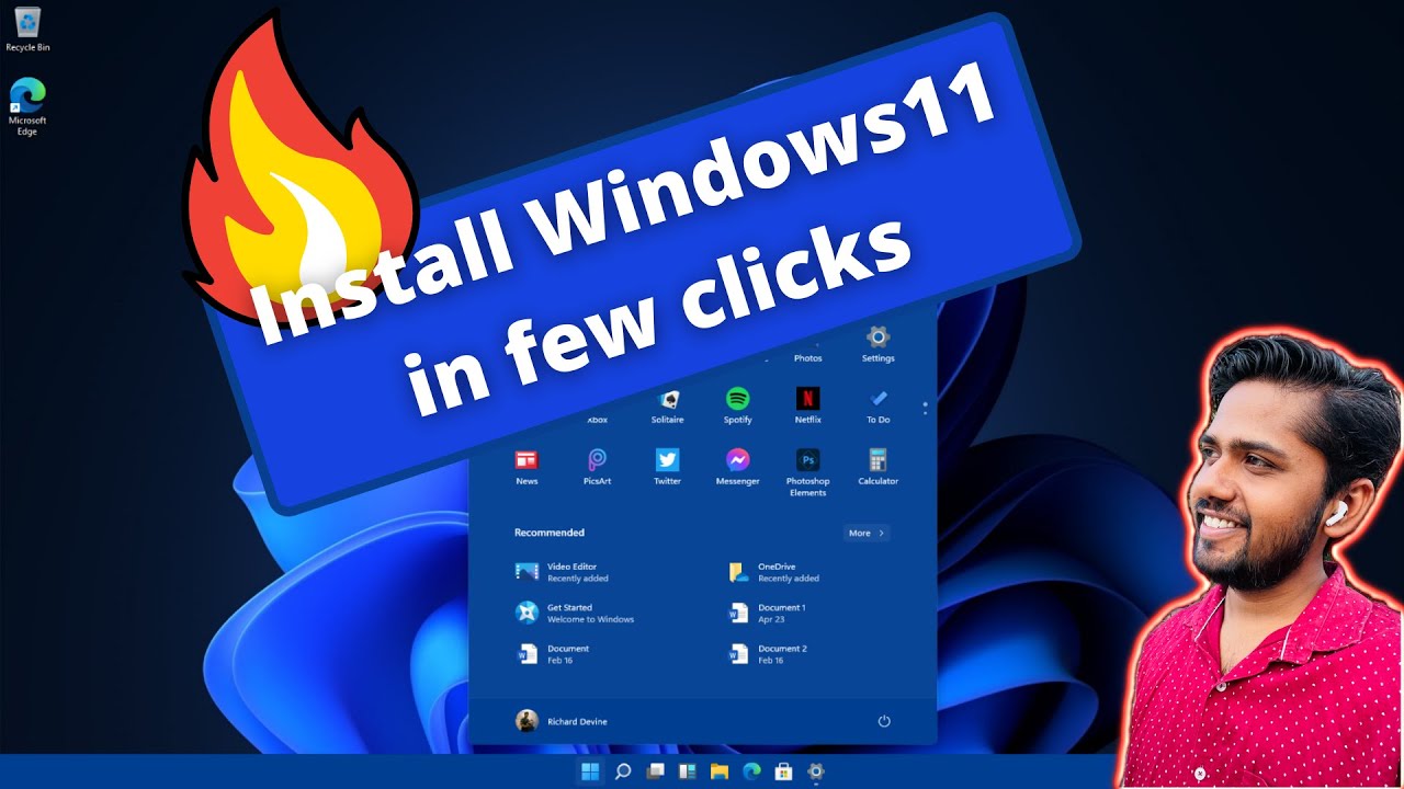 Install Windows 11 in Just 5 Clicks Easiest method