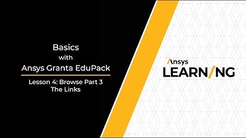 Browsing the Links in Ansys Granta EduPack