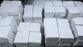 White Extra Soft gymchalk crushing fluffy+ buttery | Relaxing | oddly satisfying | ASMR  screenshot 5