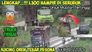 Lengkap...!!! L300 Hampir Di Seruduk,Hino Unjuk Muatan Tertinggi,Kucing Oren Tebar Pesona