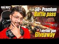 CODM INDIA LiVE | 50+ Premium Battle Pass & 1 Mythic Gun Giveaway | Celebrating 50K Subscribers