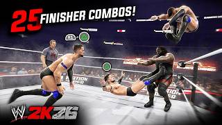WWE 2K26: Perfect Setup → Finisher Combos!