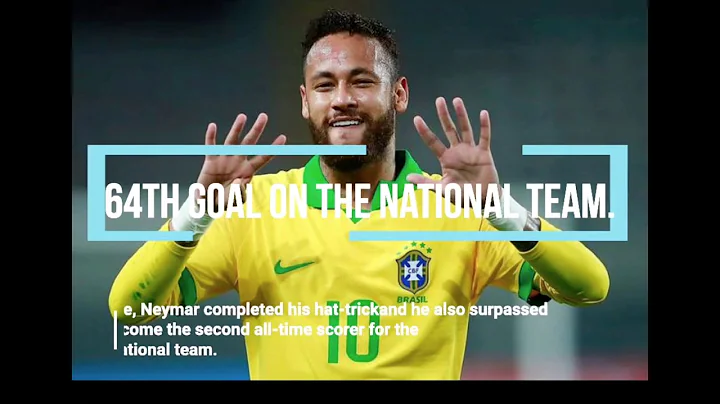 The 64th Goals! Neymar Hat-trick vs Peru, he surpassed Ronaldo's record of 62 national team goals