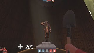 Soldier Statue on cp_granary