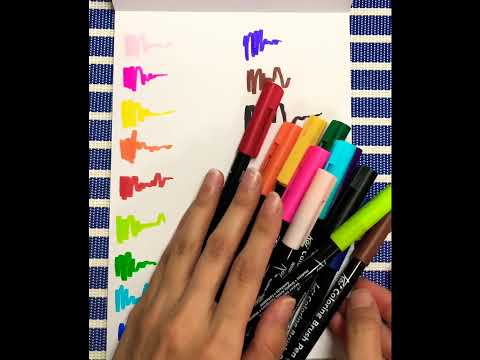 Koi coloring brush pen Review