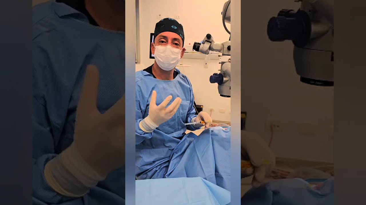 Como é a aplicação de Crosslink nos olhos