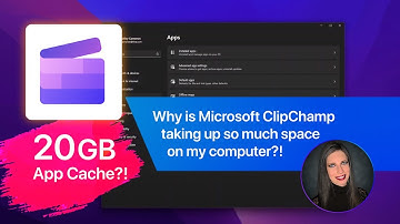 Why is Microsoft Clipchamp taking so much space on my computer? Here