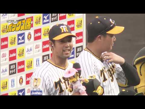 【今日のヒーロー】大山選手・加治屋投手ヒーローインタビュー（2024年4月28日 阪神4ー3ヤクルト）#サンテレビボックス席