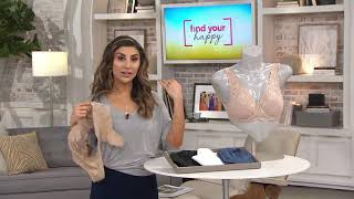Bra Kawat Renda Penyangga Lembut Breezies pada QVC screenshot 5
