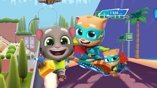 Talking Tom Gold Run 🆚 Talking Tom Hero Dash - Gameplay Android & iOS screenshot 5