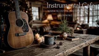 Warm Acoustic Guitar Instrumental  Perfect Cafe Guitar  Mix