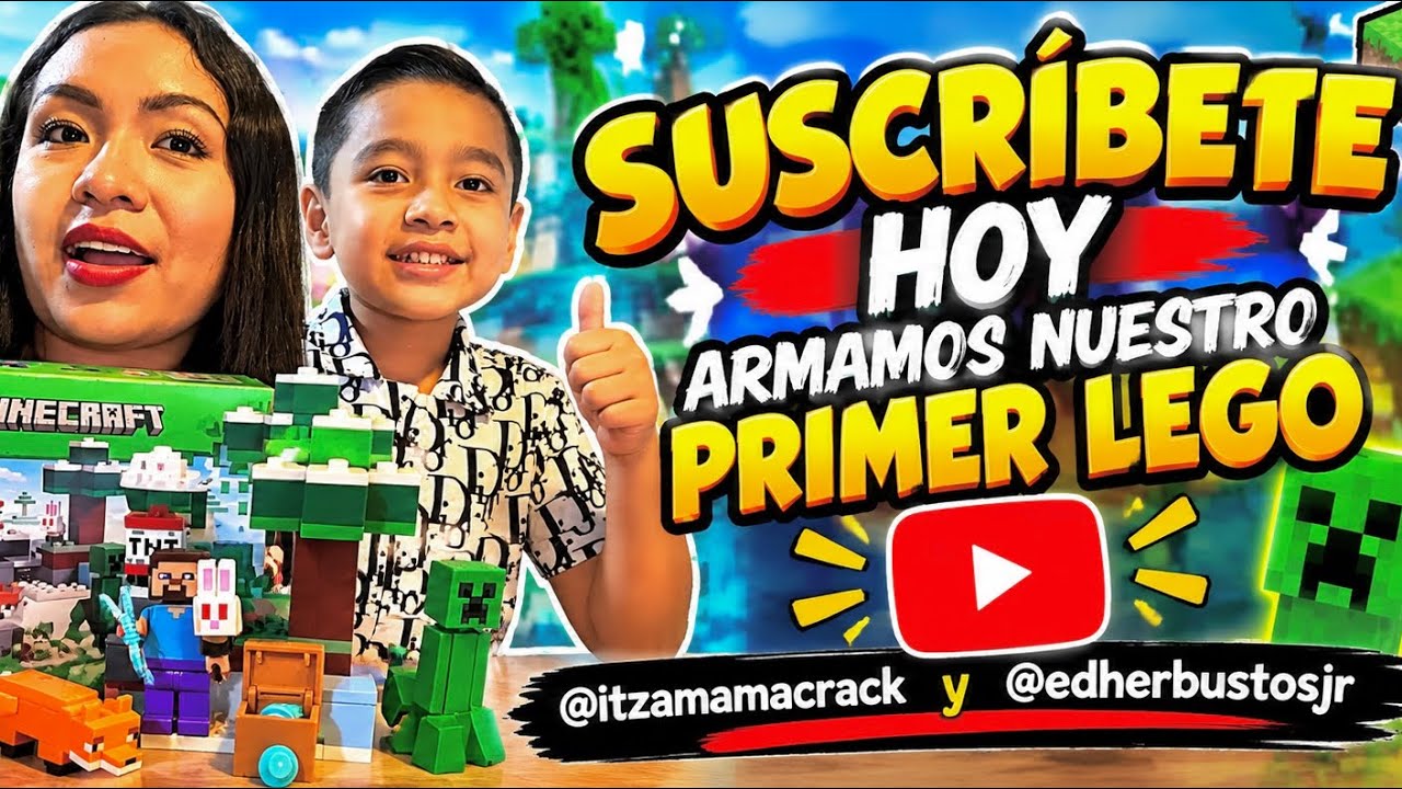 Vamos a construir nuestro primer lego Mamá e hijo #minecraft #viralvideo #viral #minecraftshorts