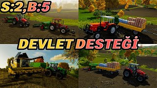 KOMŞUMA DEVLET DESTEKLİ BALYA MAKİNESİ ALDIK |FS 22| |TARLALARIMIZI EKİYORUZ| |ROLEPLAY| | |S:2,B:5|