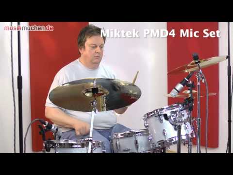Miktek PMD4 Drum-Mikrofon-Set im Test