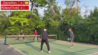 4.0-4.5 level pickleball Getting warmed up