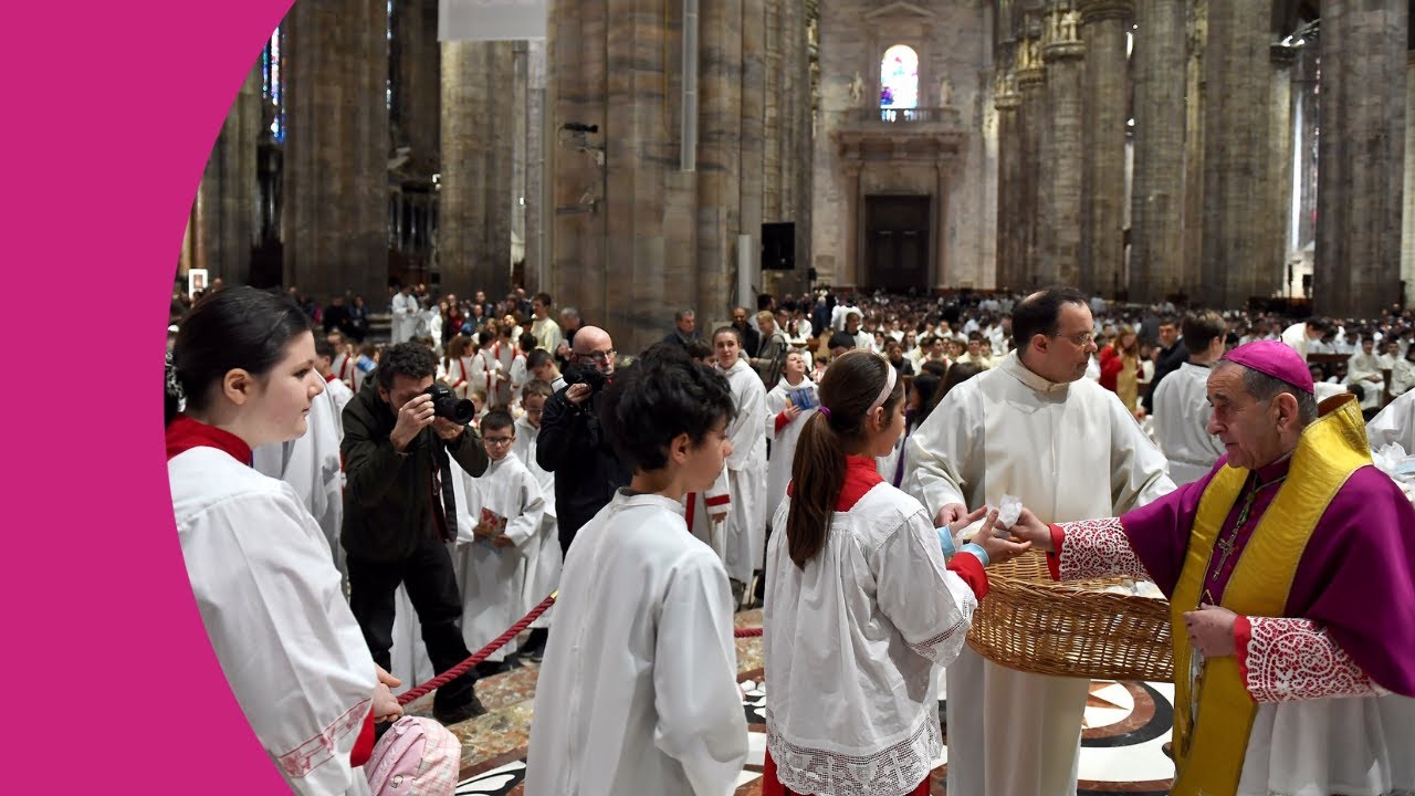 Chierichetti, Meeting diocesano in Duomo: l'omelia di mons. Delpini, Arcivescovo di Milano
