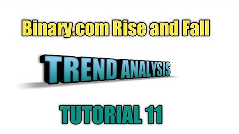 Trend Analysis ~ How To Analyze Binary.com Rise And Fall Last Digit Trend Correctly