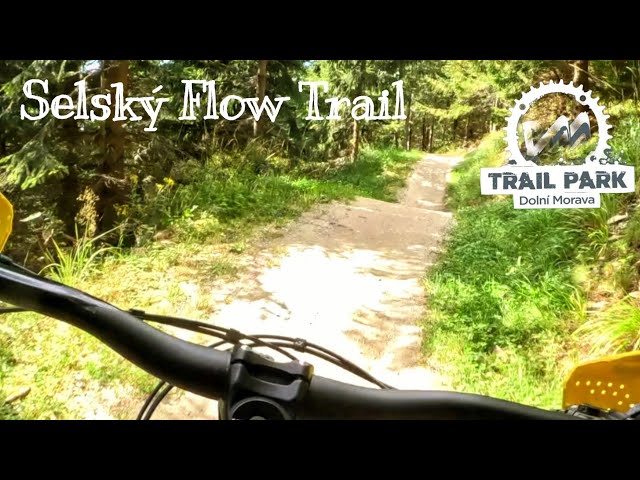 Selský Flow Trail RAW - Trail Park Dolní Morava. Difficulty Moderate. Lenght 6140 m.
