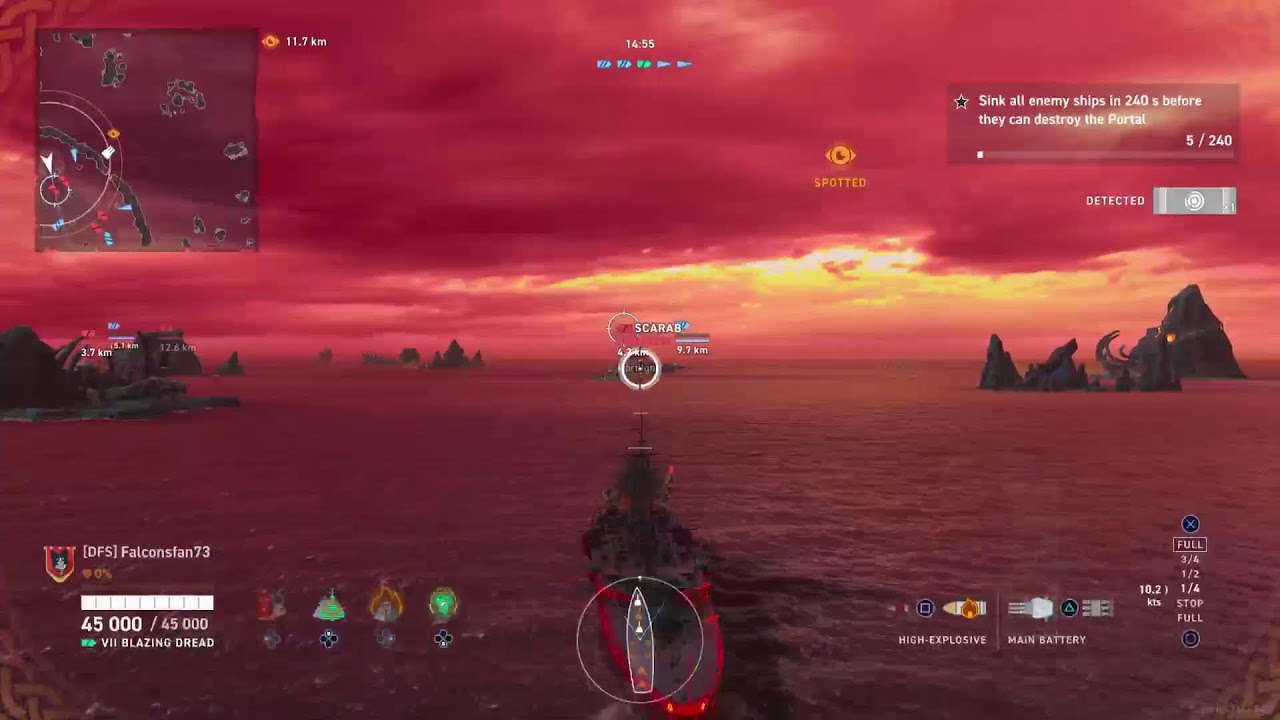 World of warships Halloween mode stream with friends 2024 full Game