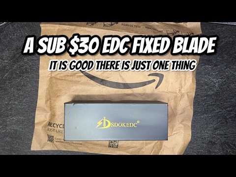 A Sub $30 Fixed Blade From An Amazon Brand And It Is GOOD
