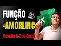 Função =AMORLINC no Excel | Desafio A-Z (Alfabeto: A)