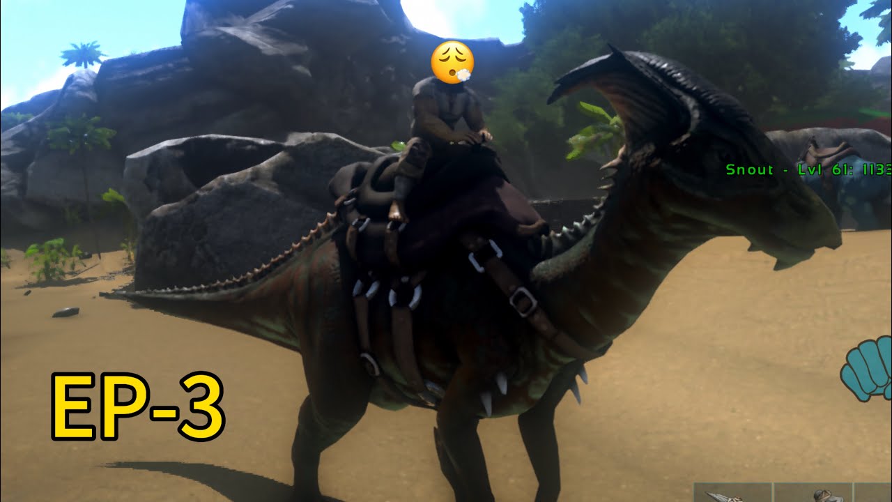 Exploring island🏝️😮‍💨and starting base works🏠|ARK Ultimate Mobile Edition