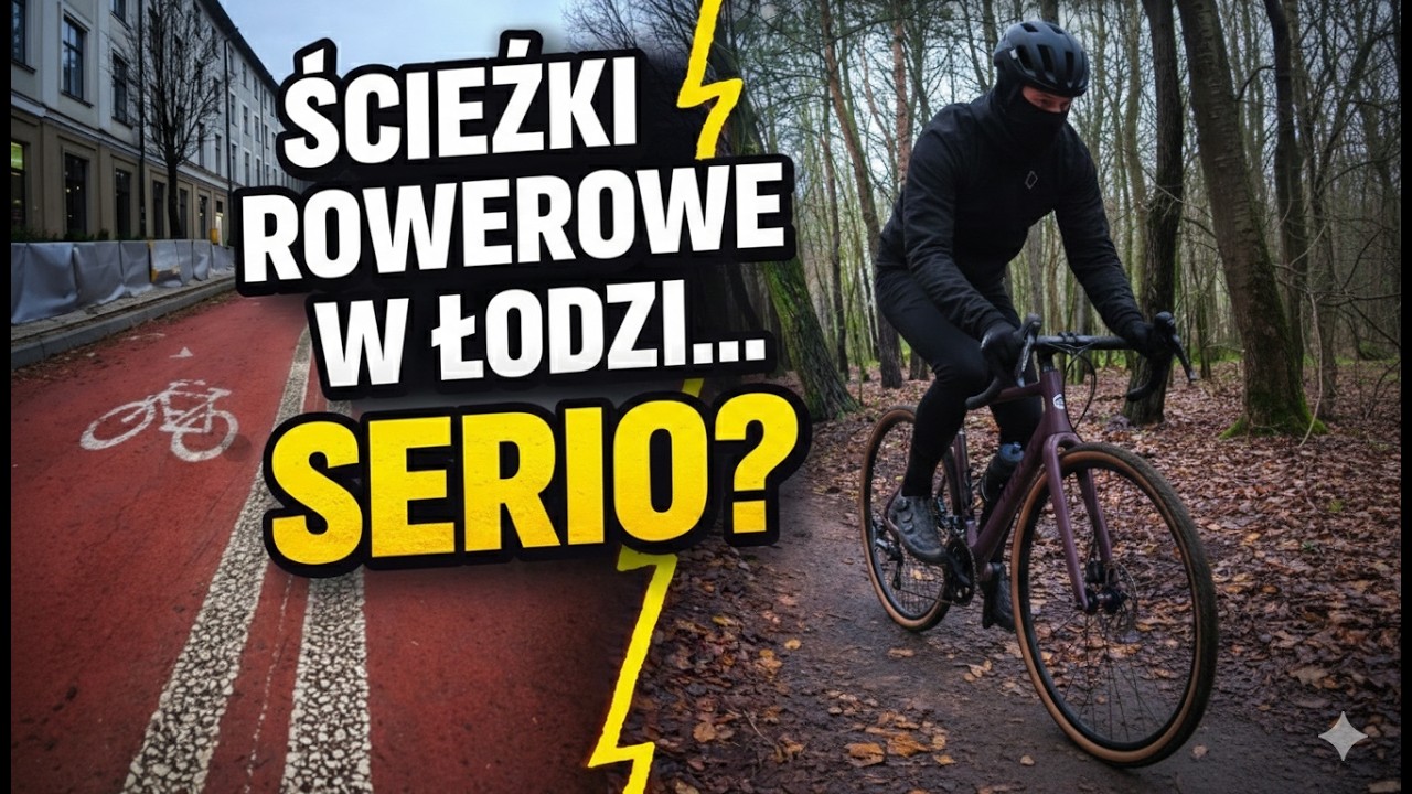 Ścieżki rowerowe w ŁODZI | SERIO? | 4K
