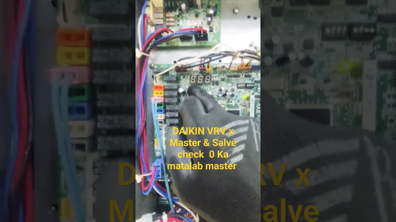 DAIKIN VRV x Master & Salve check