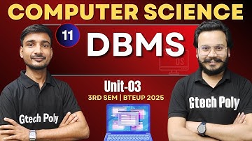 DBMS | Unit-03 P-03 | Introduction | CSE 3rd Sem By Ujjwal Sir BTEUP 2025
