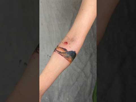 Mountain Armband Tattoo Asiantattoo Armbandtattoos Mountains 