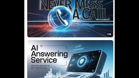 AI Answering Service with Appointment Scheduling System, Never Miss a Call Again... !