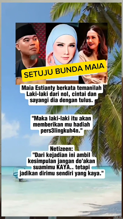 sangat setuju dengan bunda maia estianty #maiaestianty