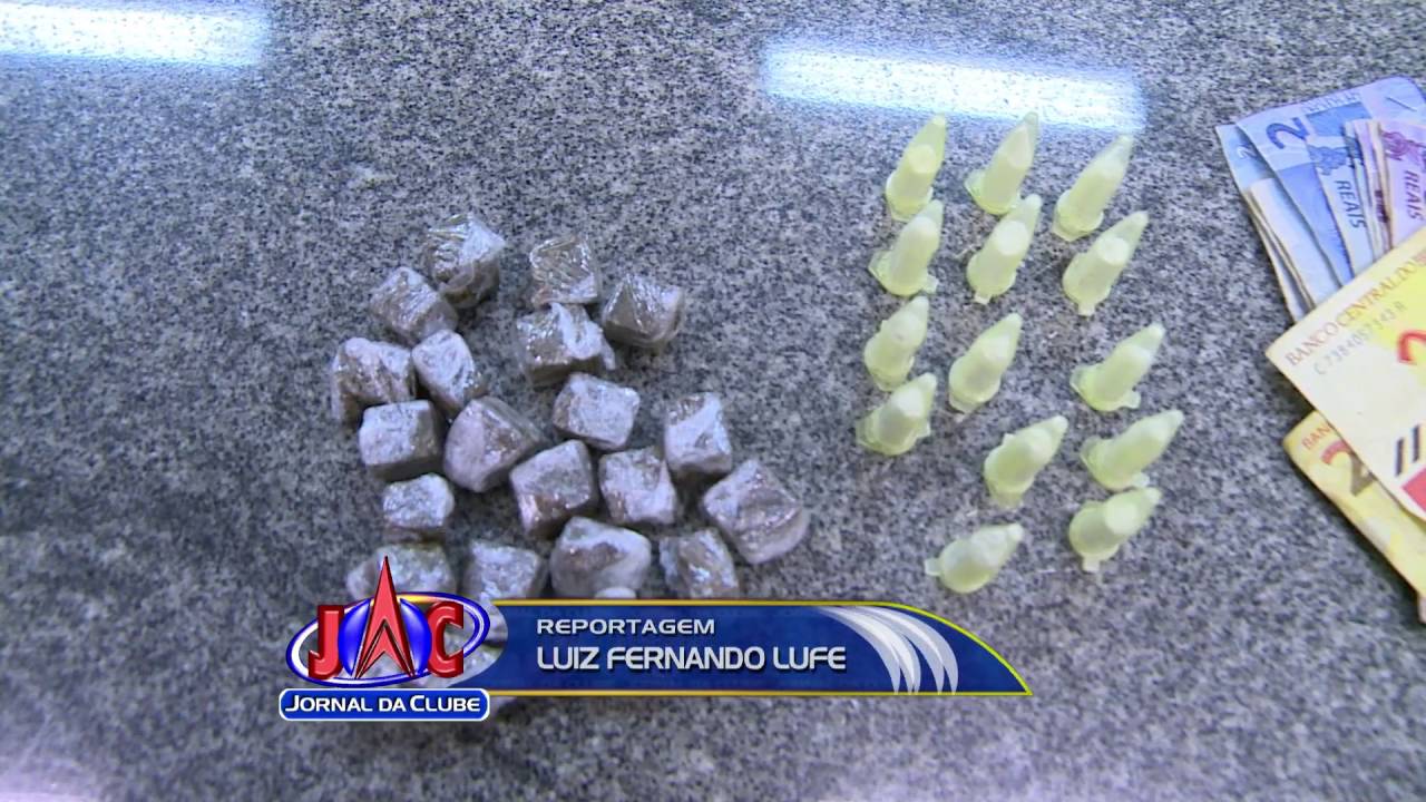 Polícia apreende maconha no Parque Ribeirão - Jornal da Clube (21/05/2016)