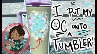 I painted my OC onto a tumbler!
