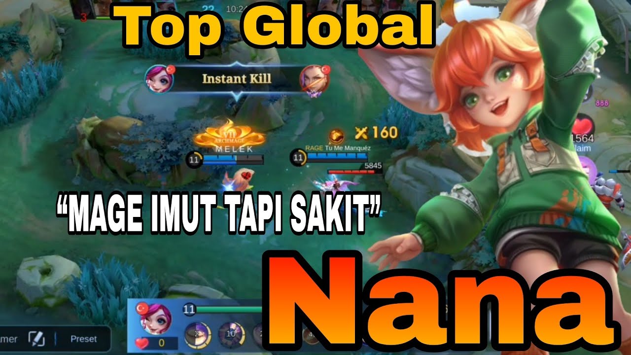 Cara Main Nana Seperti TOP GLOBAL 1 (Full Gameplay)