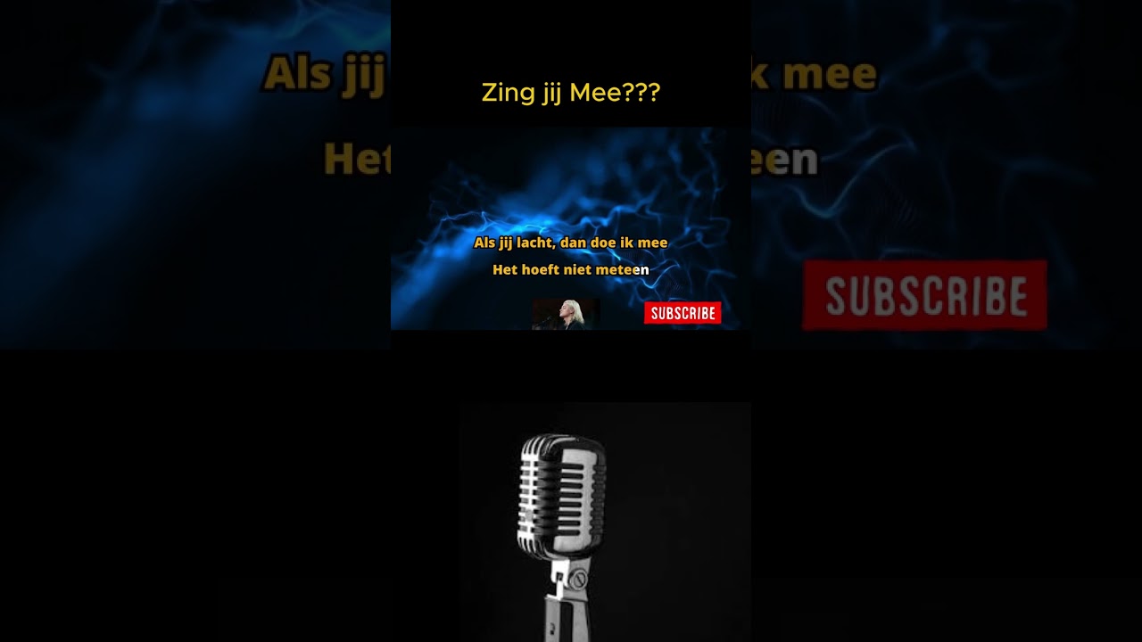 Zing jij mee??? Bente - Hoogtevrees , Karaoke met tekst 