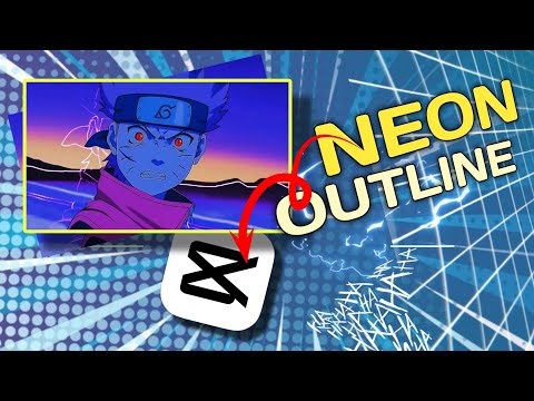 Shaking Neon Outline Effect in CapCut || CAPCUT AMV Tutorial 🔥