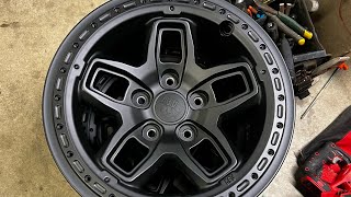 Fitting Apex RPV valves in my AEV Borah wheels.