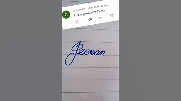 Jeevan name write in cursive writing #cursive#writing#beautiful#writing#short#clips#shorts#feeds