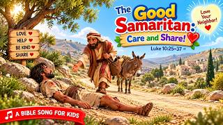 The Good Samaritan Care And Share Bible Story Song For Kids Christian Nursery Rhyme