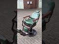 Vintage Green Barber Chair | Classic Charm