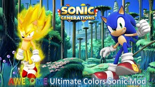 Sonic Generations (PC) Mod Part 248_ AWESOME Ultimate Colors Mod (4K60fps)