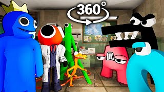 VR 360° RAINBOW FRIENDS vs. ALPHABET LORE! Animation